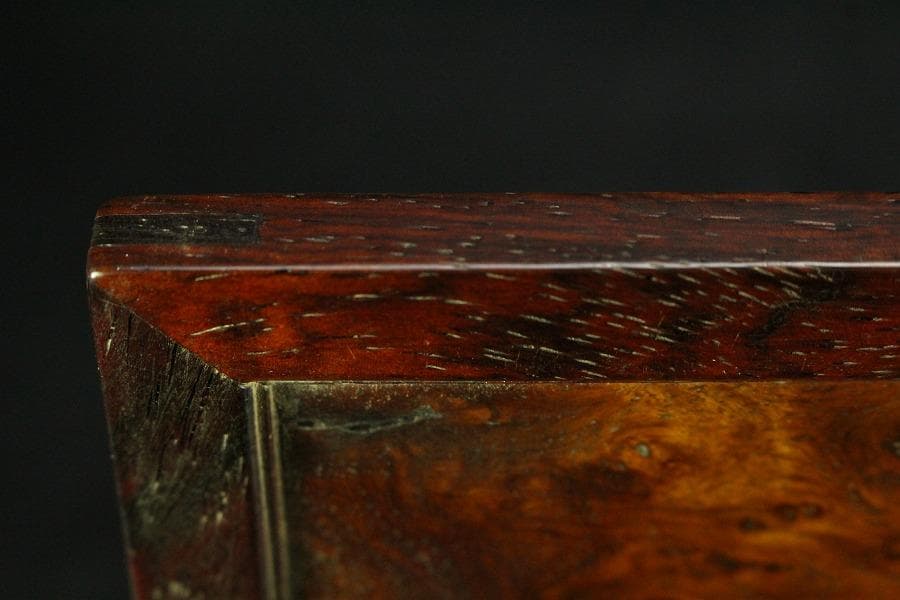 唐物 中国美術 紫檀台 葡萄木 硯屏 文房四宝(K-A864)