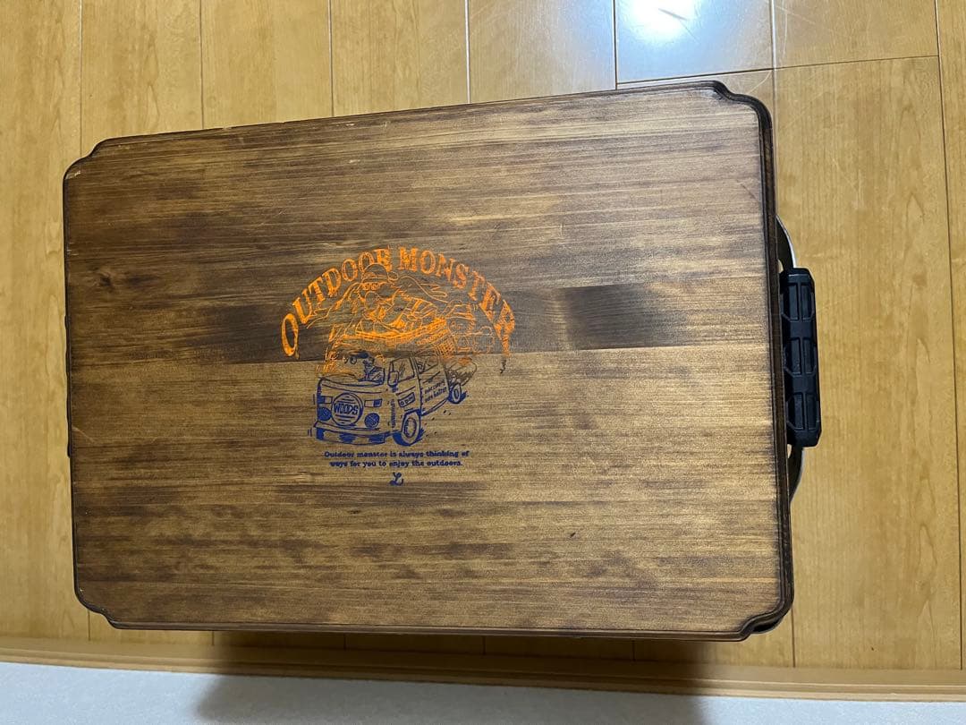 アウトドアモンスター生刷り　スノーピークシェルコン25片開き天板　有効ボード付き