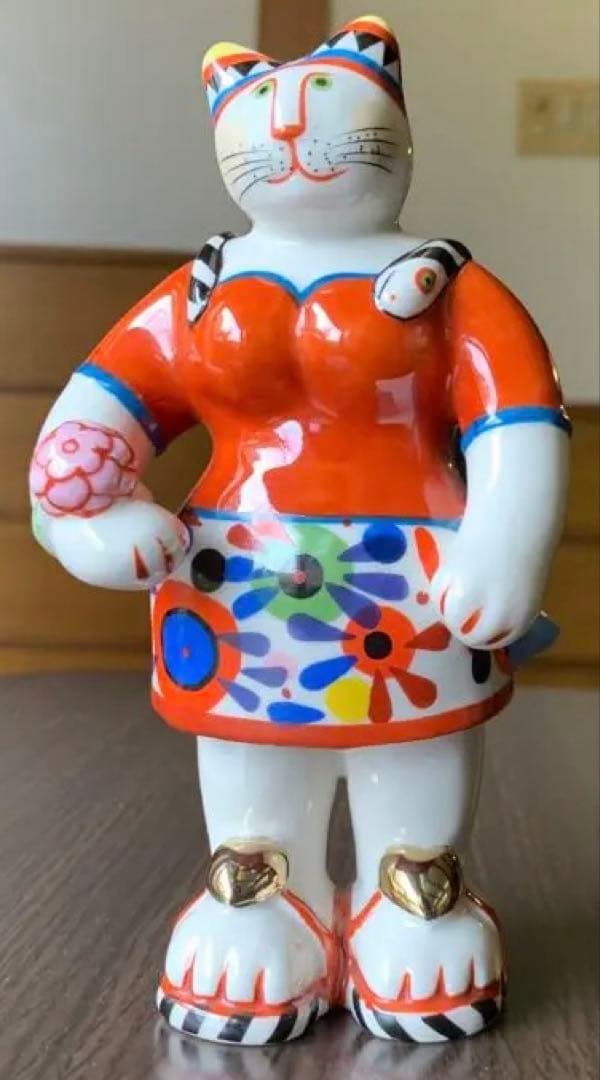 希少 Villeroy & Boch ビレロイ&ボッホ 猫の置物 陶器