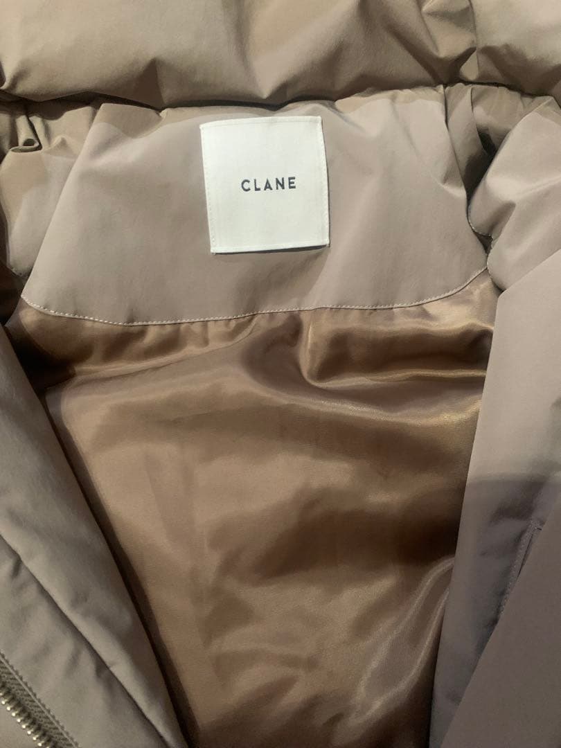 CLANE クラネ BALLOON HOODIE LONG DOWN COAT
