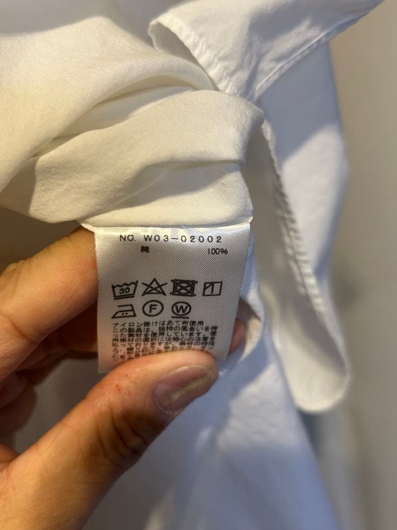 comoli バンドカラーシャツ　サイズ3