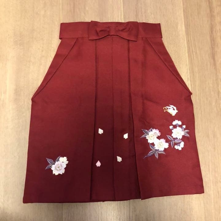 【着物】初節句　ピンク×エンジ