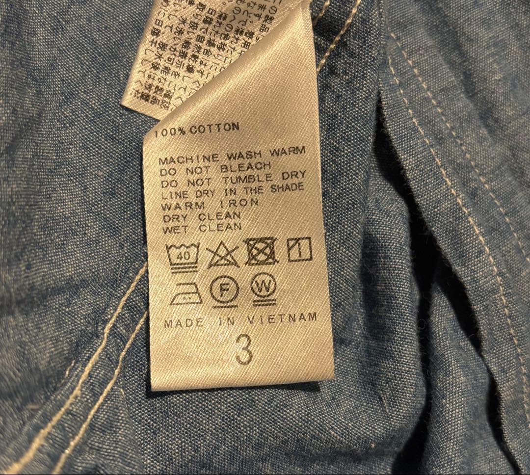 lechoppe LE シャンブレーシャツ