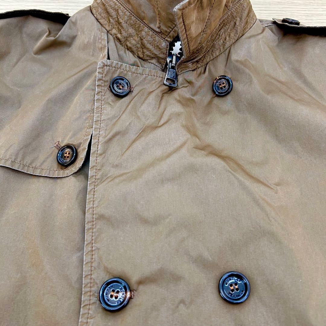 【中古良品】正規店購入品 モンクレール トレンチコート ナイロン 薄手 軽量
