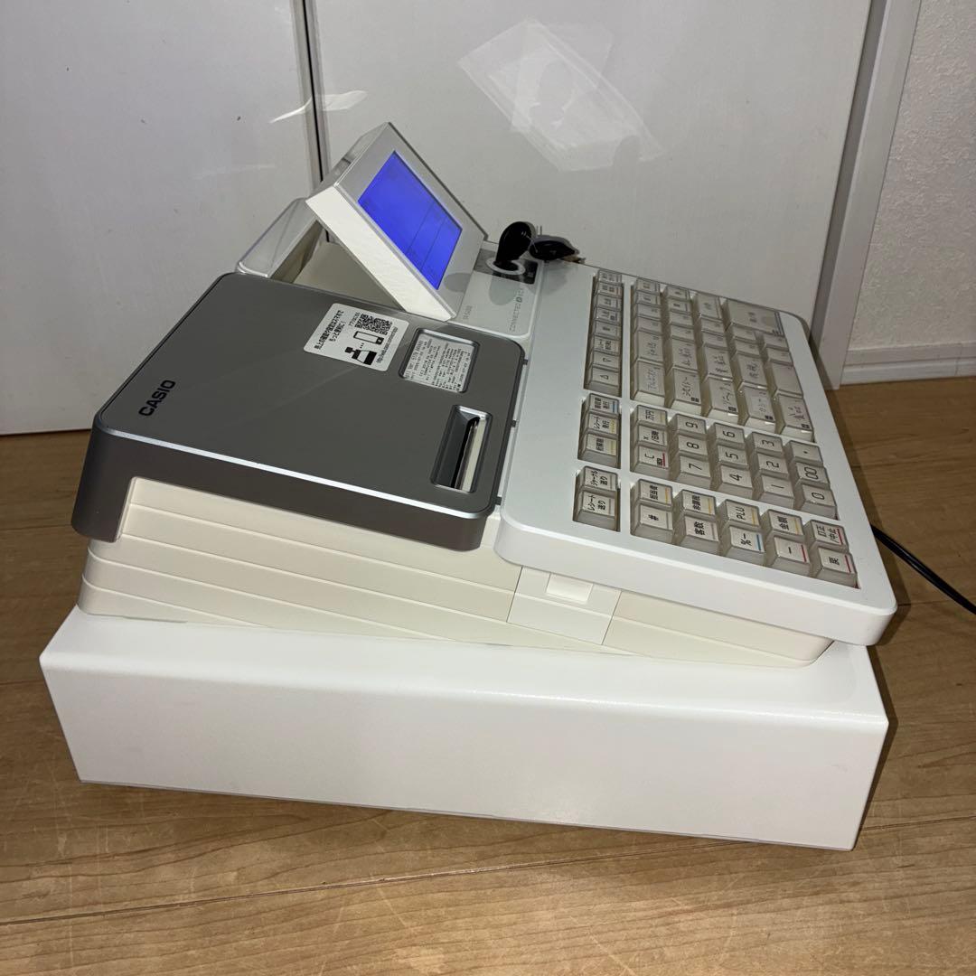 美品　動作ok 迅速配送！　CASIO　レジスター SR-S4000-20SWE