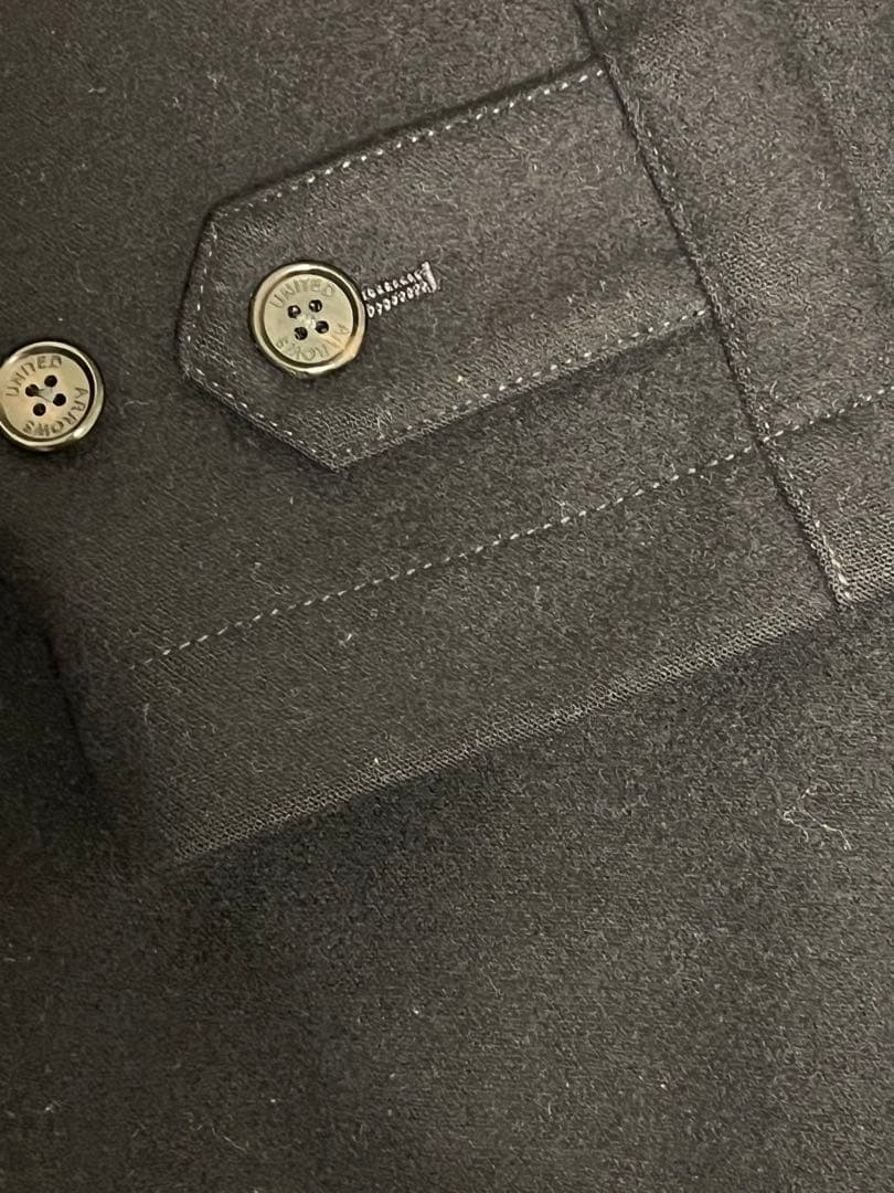 UNITED ARROWS ウール　ステンカラーコート　中綿ベスト取り外し可能