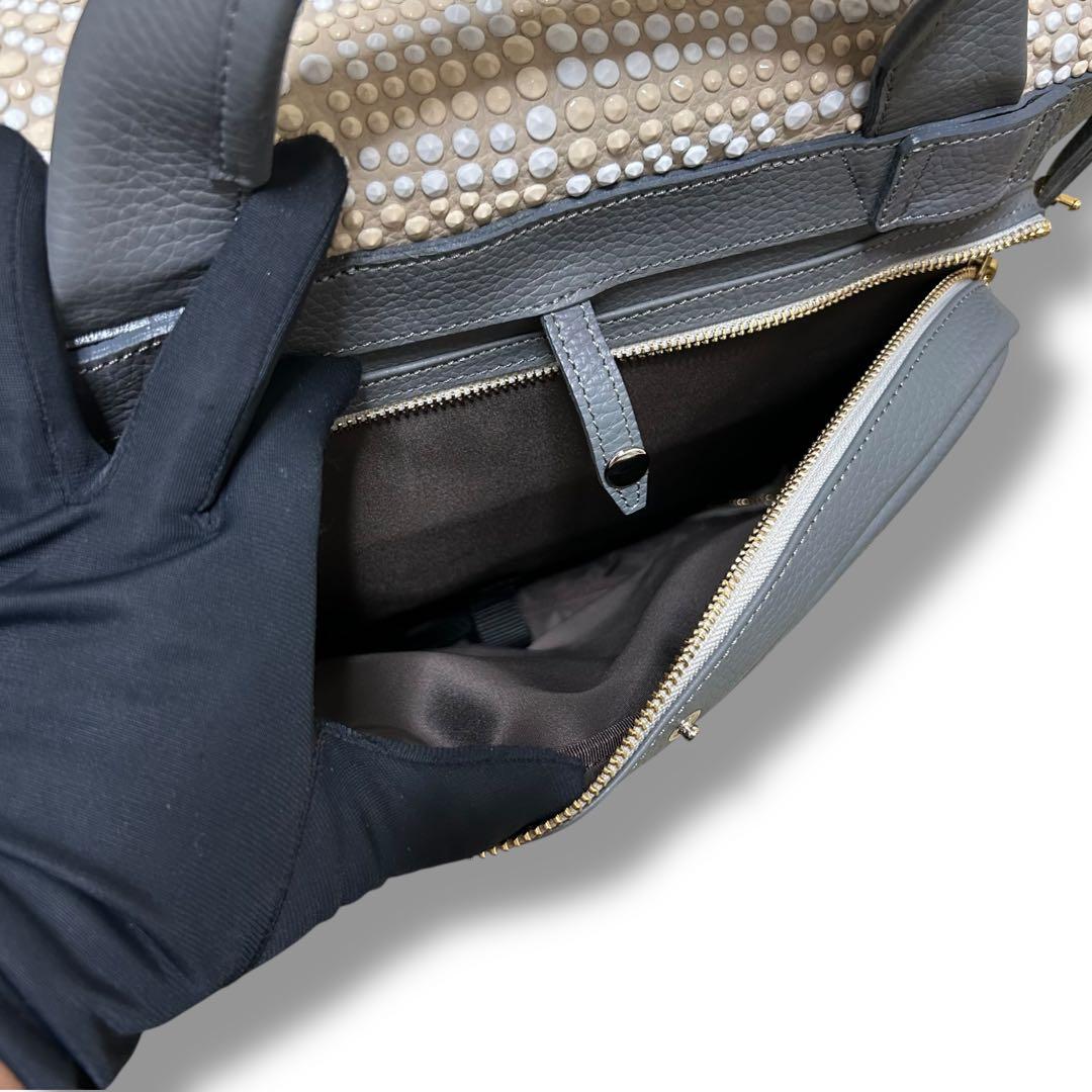 極美品✨ 高級　BON JAPONE スワニー　キャリーバッグ　レザー