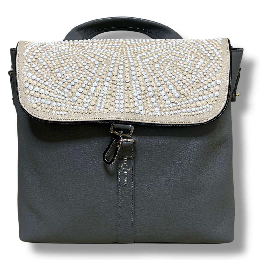 極美品✨ 高級　BON JAPONE スワニー　キャリーバッグ　レザー