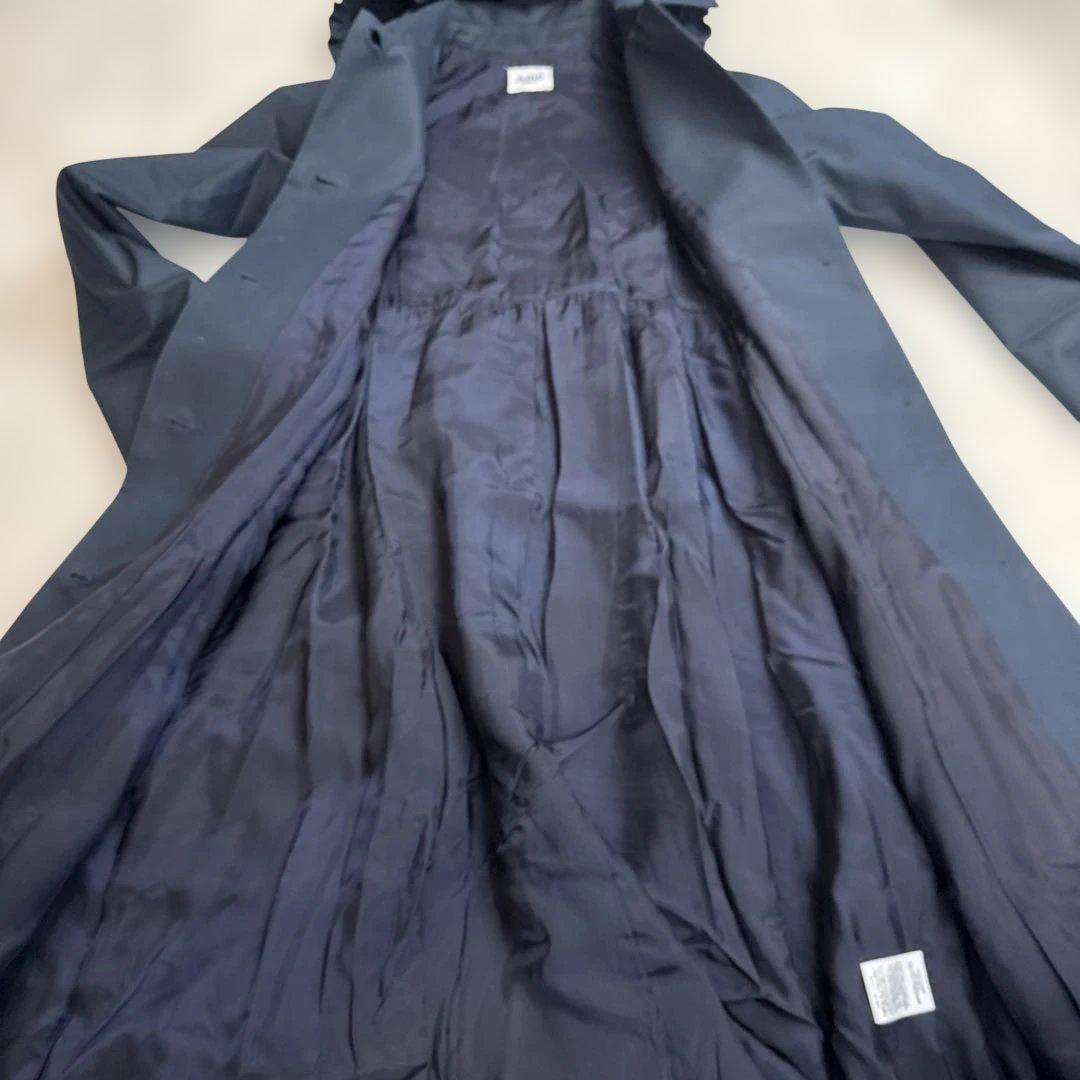 アメノチハレ　ロングコート　ネイビー　フリーサイズ　日本製