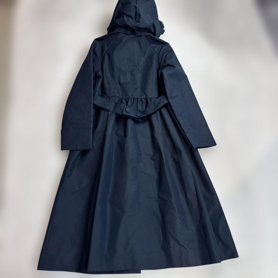 アメノチハレ　ロングコート　ネイビー　フリーサイズ　日本製