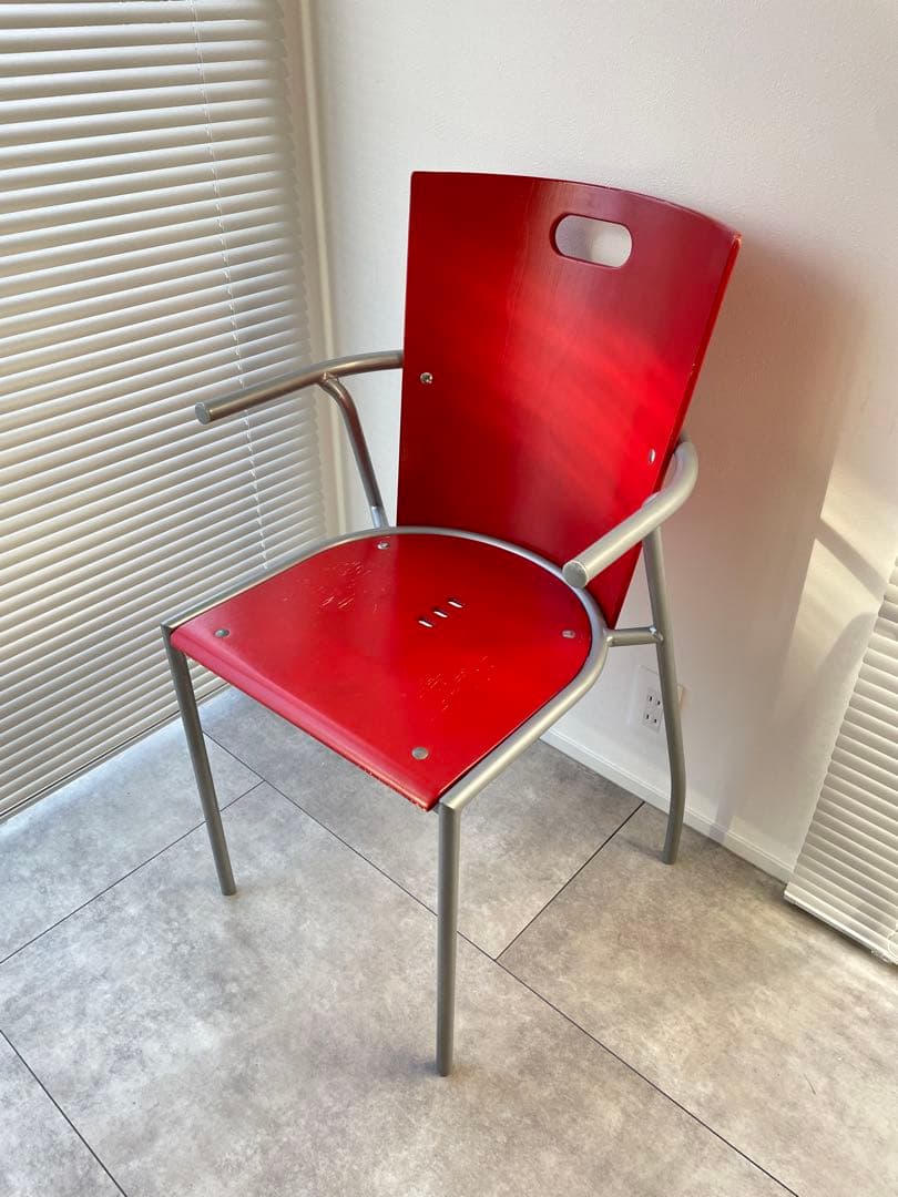 オールドイケア　廃盤品　アームチェア　ポストモダン　スペースエイジ