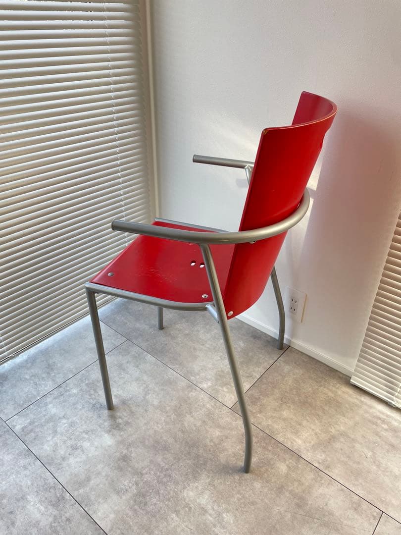 オールドイケア　廃盤品　アームチェア　ポストモダン　スペースエイジ