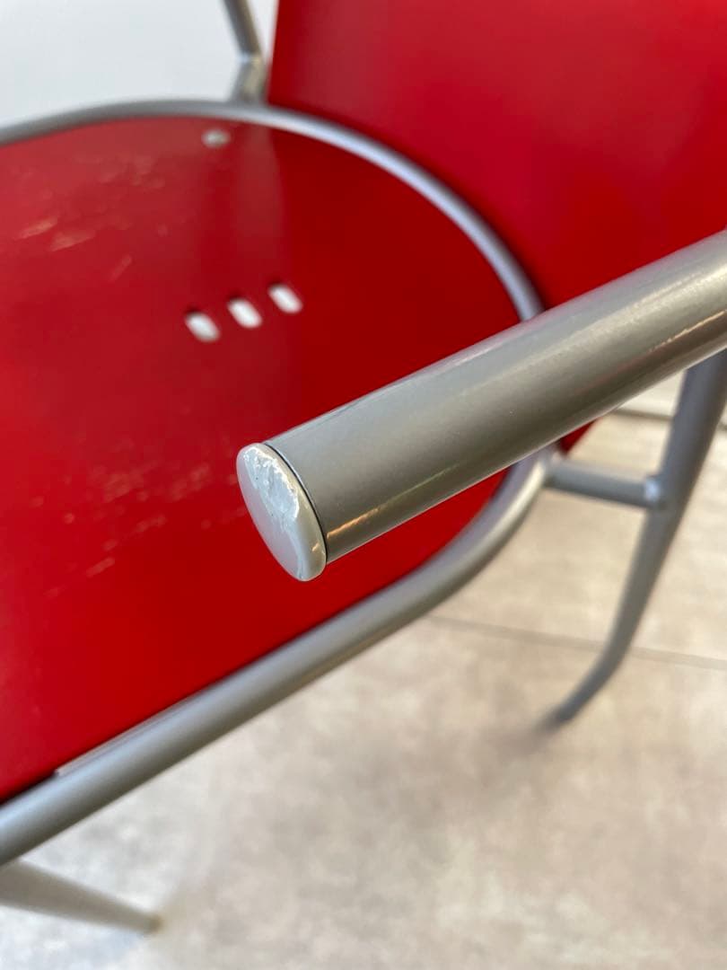 オールドイケア　廃盤品　アームチェア　ポストモダン　スペースエイジ