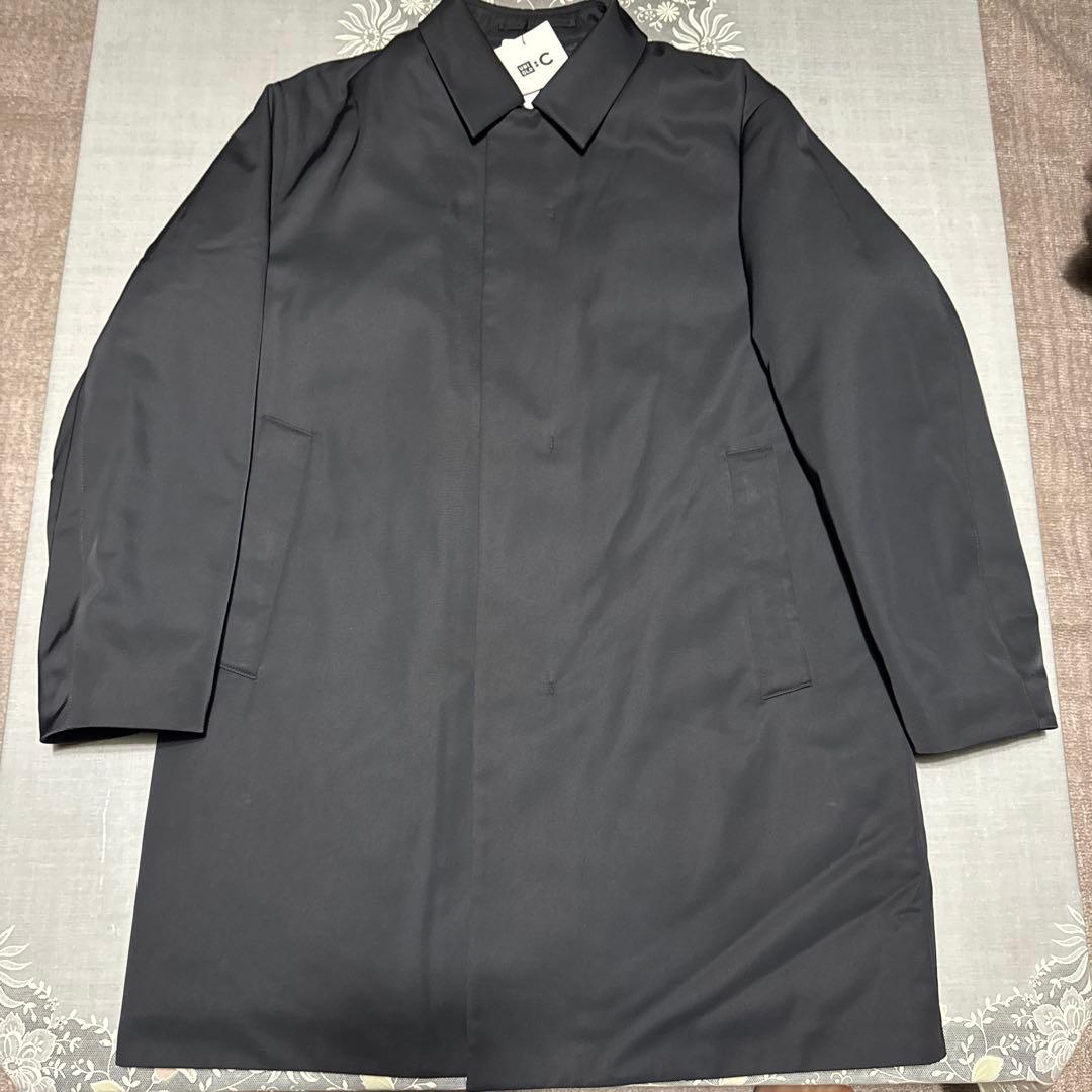 新品 ユニクロC パフテックハーフコート 黒L