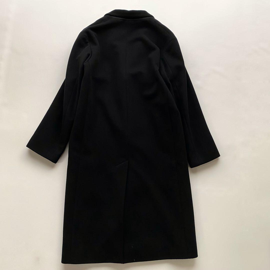 【リラックスフィット】マッキントッシュ ウールメルトン チェスターコート 黒