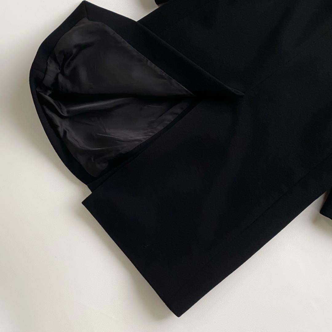 【リラックスフィット】マッキントッシュ ウールメルトン チェスターコート 黒