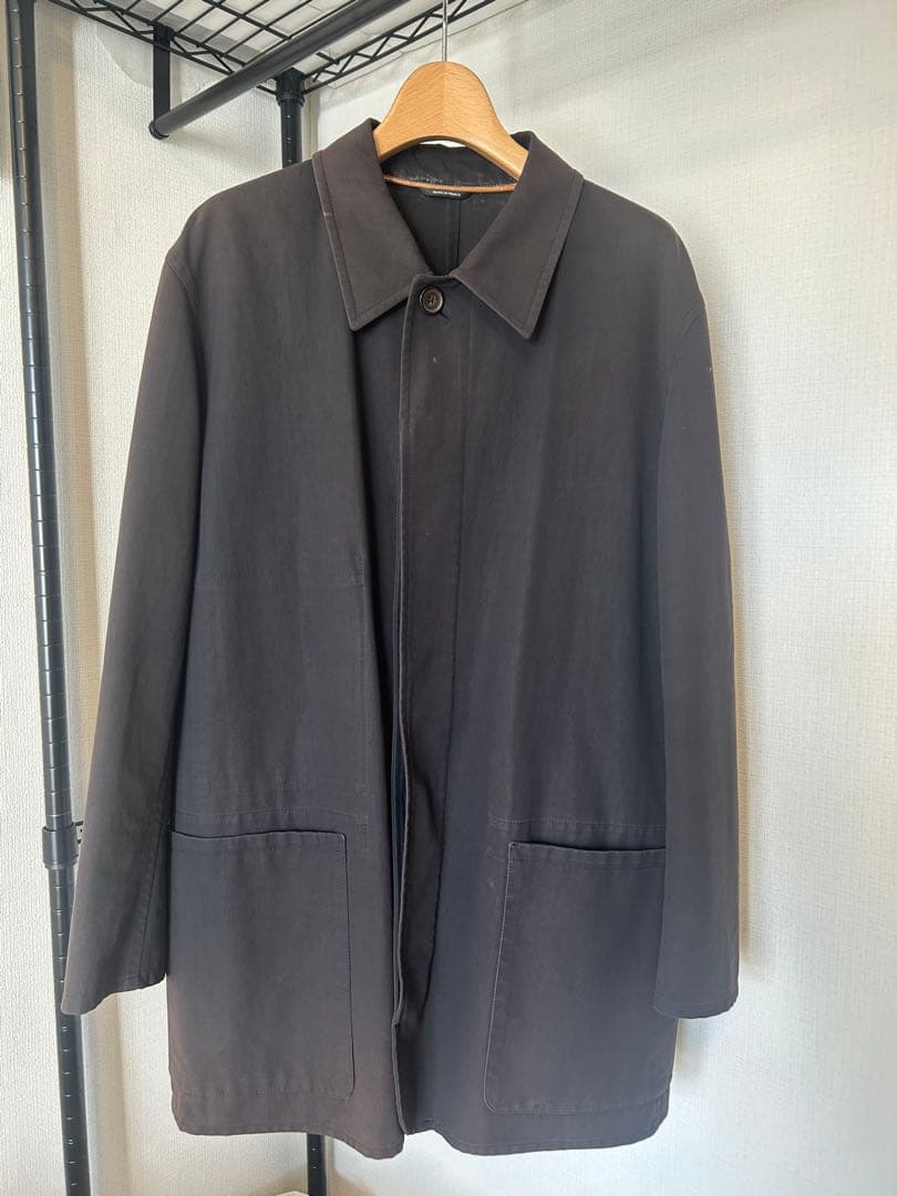 HERMES ダークグレー コットンジャケット サイズ50