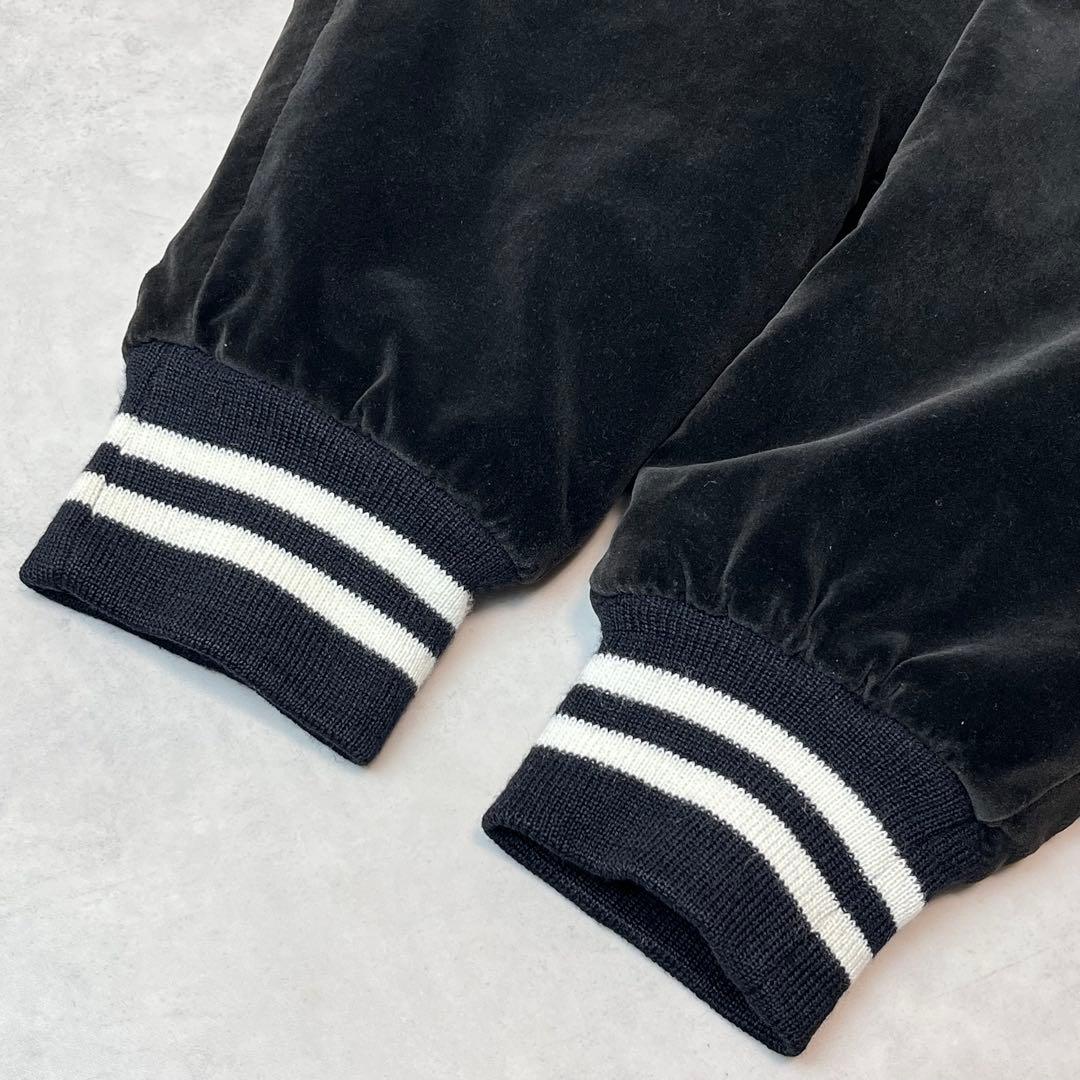 Greeman スカジャン 別珍 虎 龍 刺繍 ブラック M