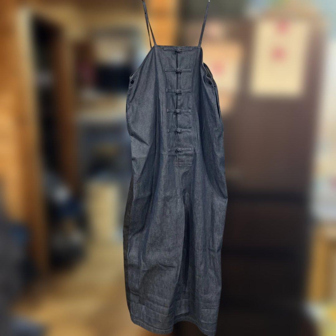 kaptal 2トーン デニム チャイナ サロペット オーバーオール 1