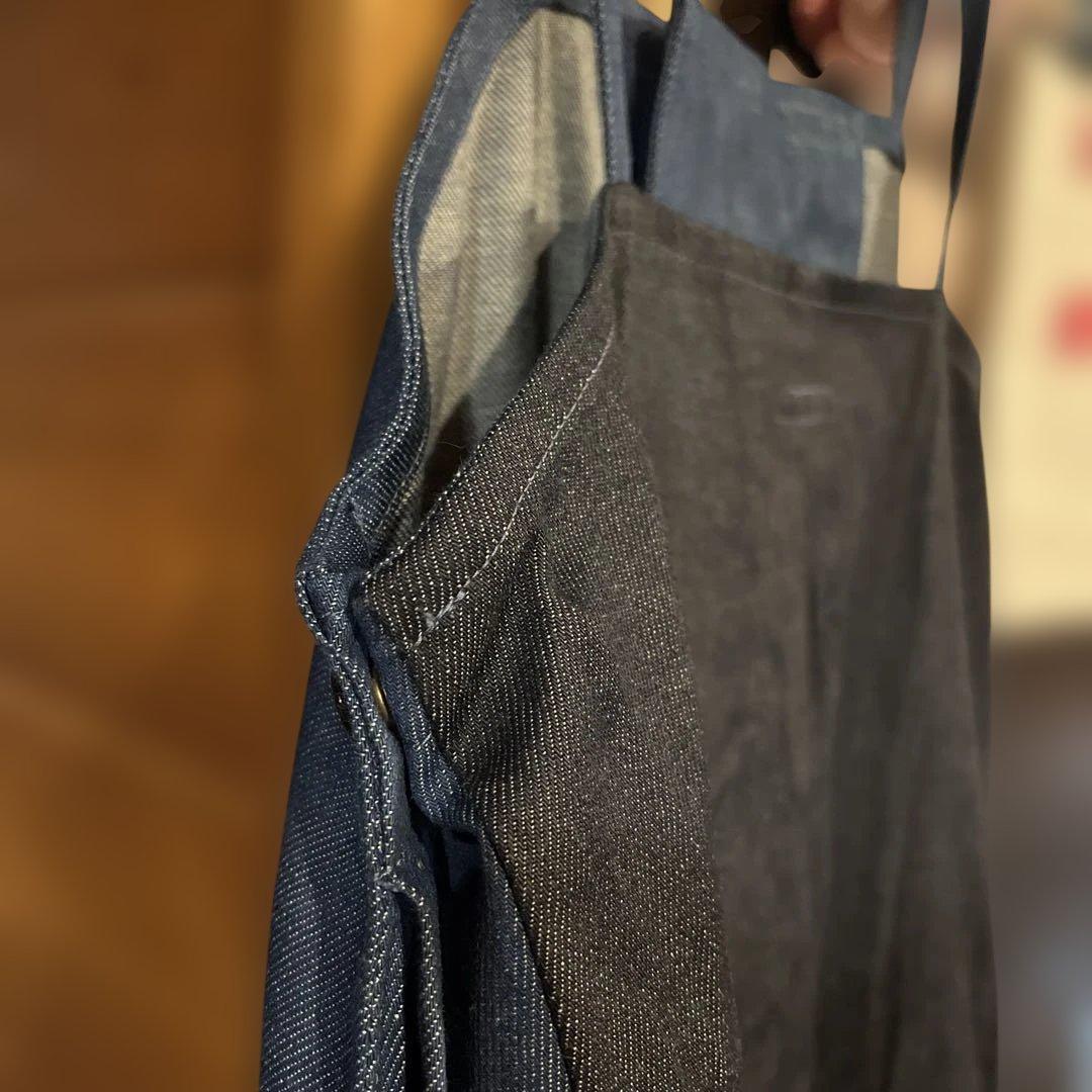 kaptal 2トーン デニム チャイナ サロペット オーバーオール 1