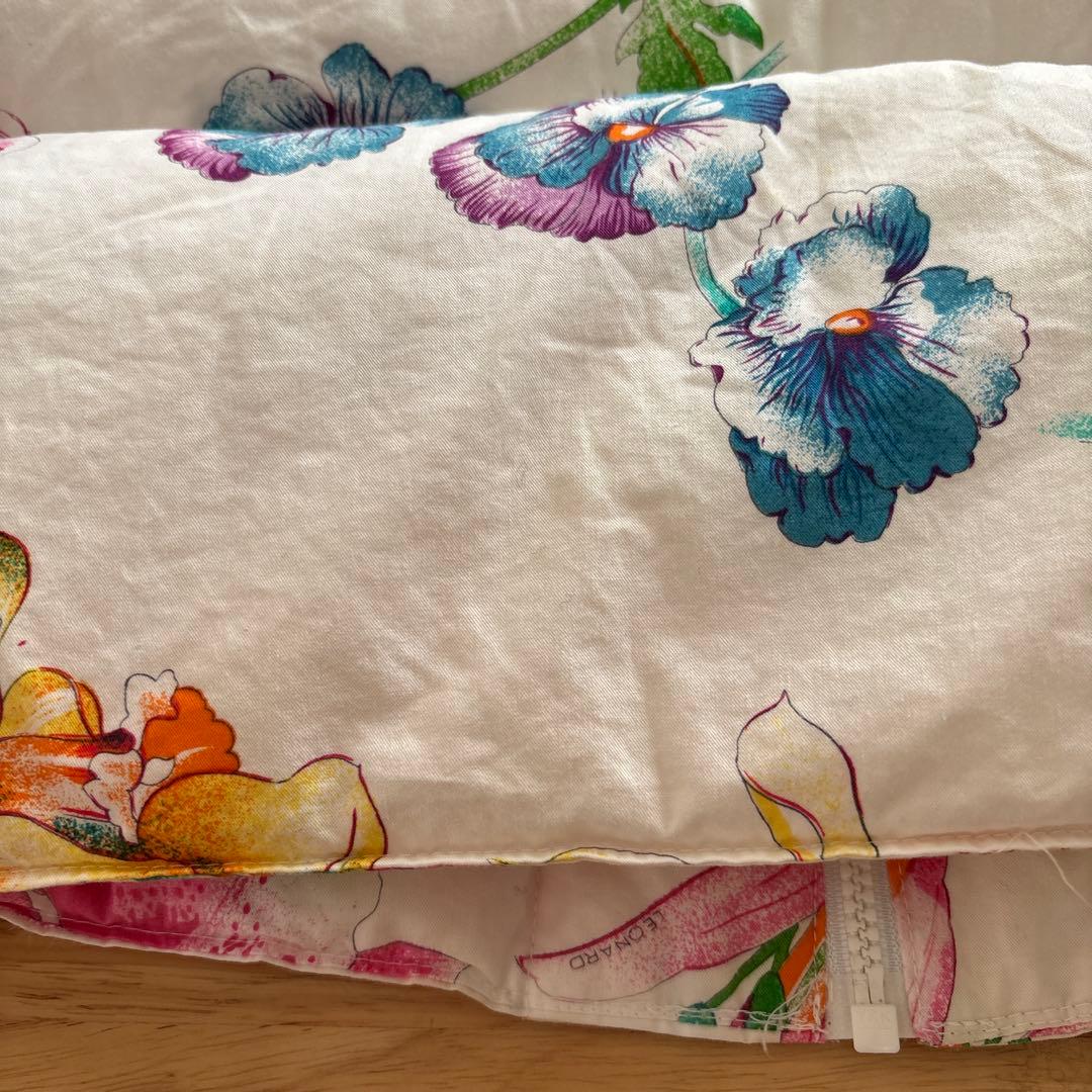 LEONARD 花柄 ダウンベストLL