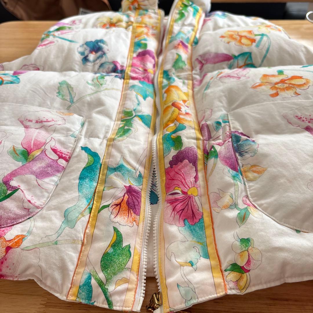 LEONARD 花柄 ダウンベストLL