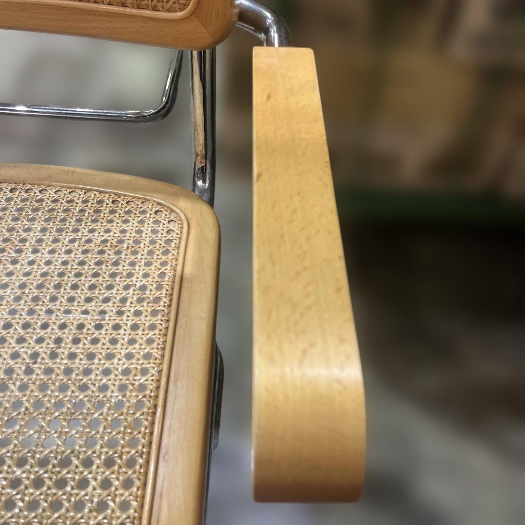 【マルセルブロイヤー】チェスカチェア◇リプロダクト◆アームチェアB