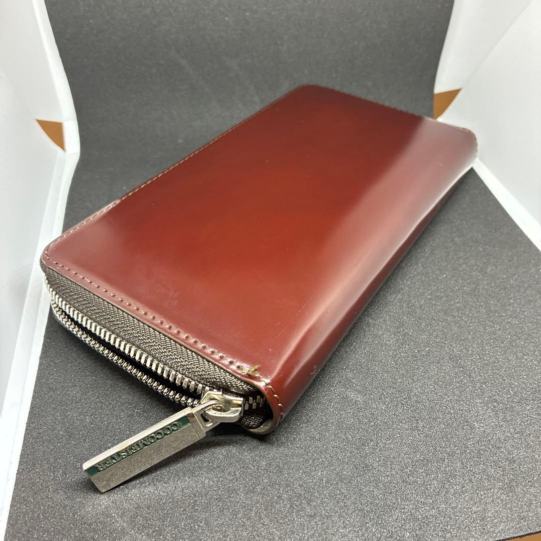 (中古品)COCOMATTE コードバンクラシック　キングフィッシャー　長財布