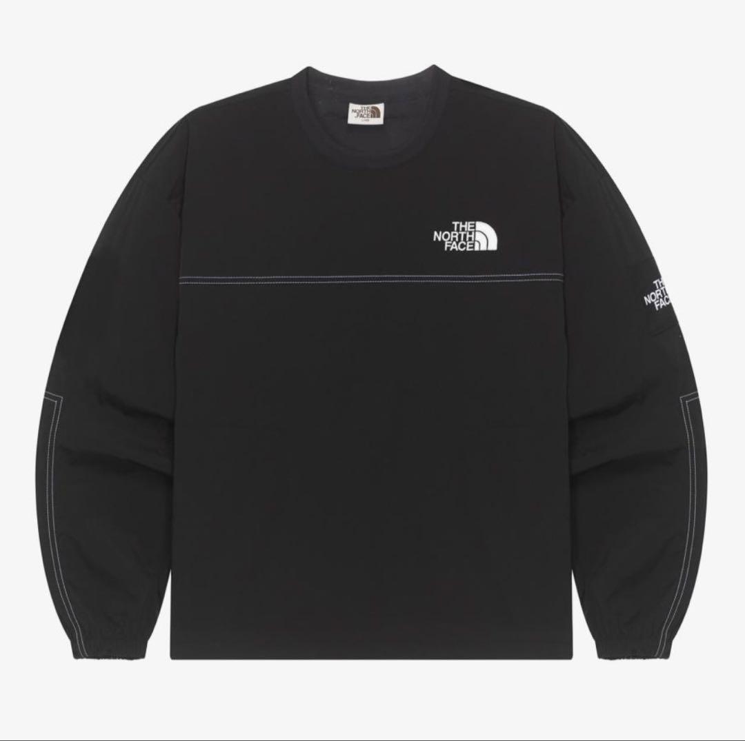 韓国限定 ノースフェイス ホワイトレーベル アルバニークルーネック M ブラック