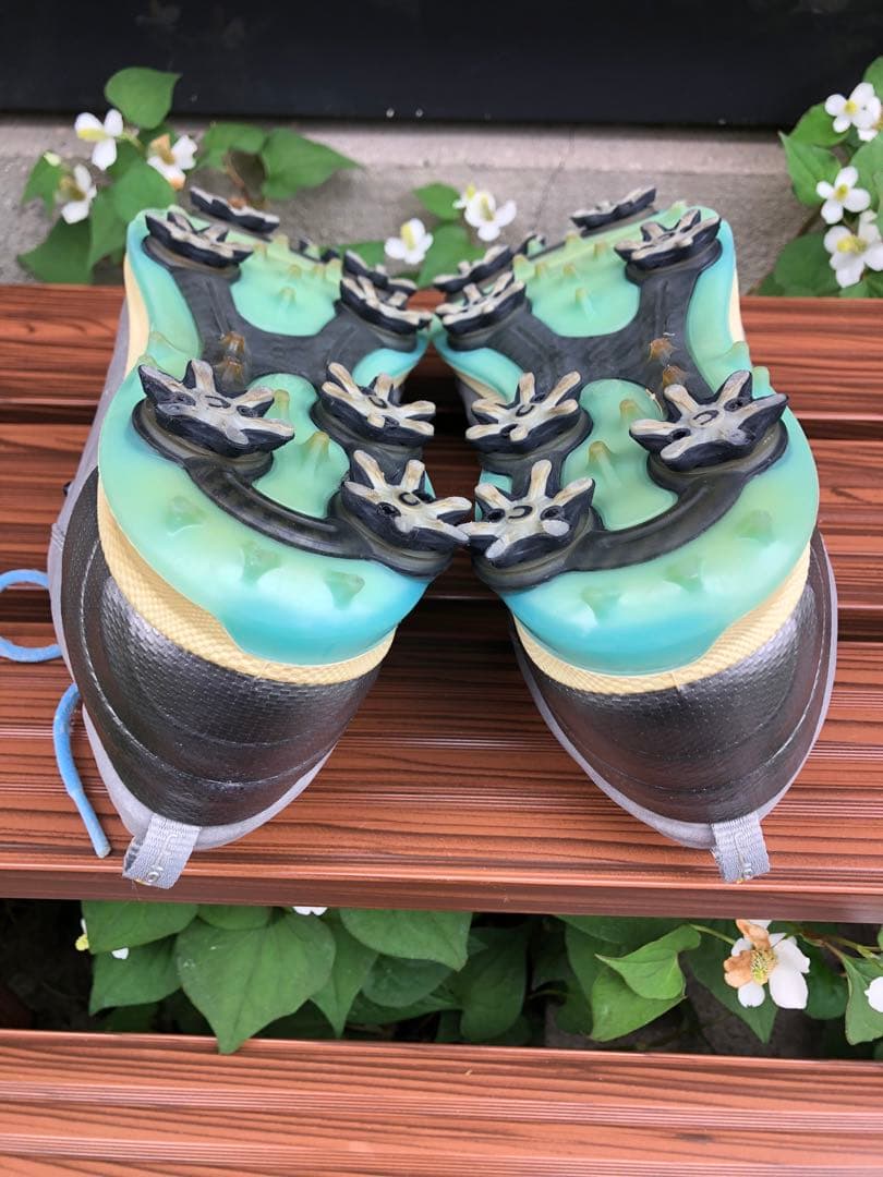 344番 ECCOゴルフシューズbiom グレー37 23.5cmソフトスパイク