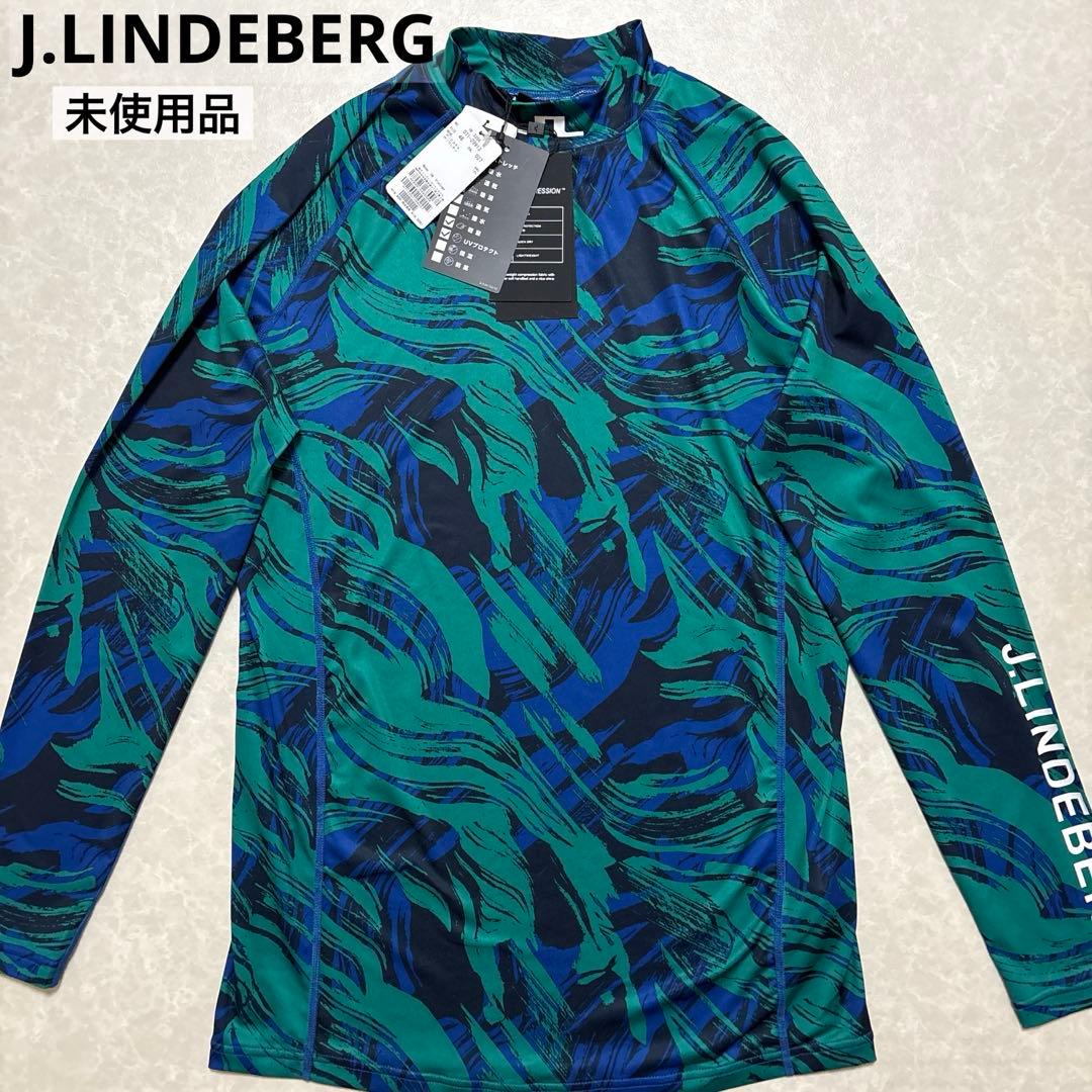 J.リンドバーグ★吸水速乾★軽量★UVプロテクトモックネック【メンズ サイズL】