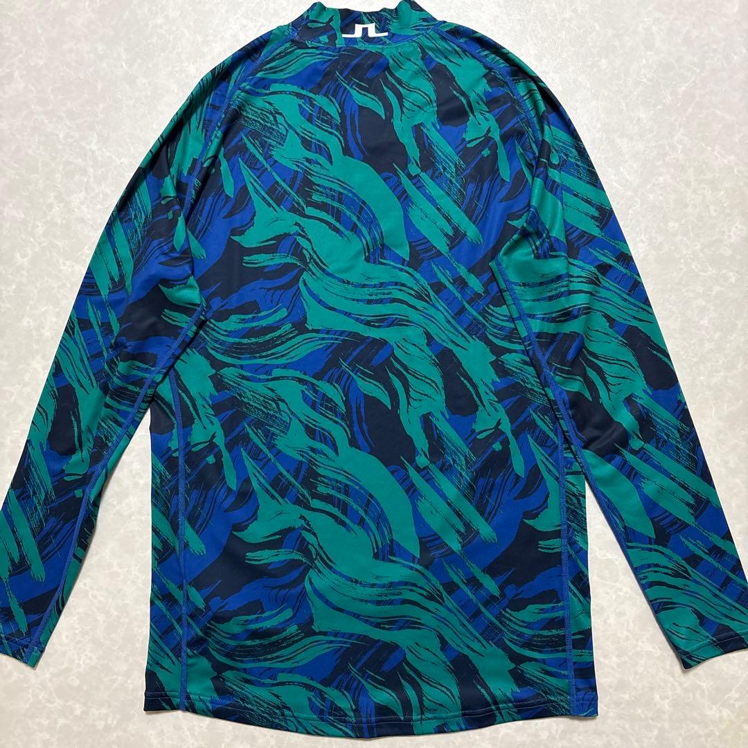 J.リンドバーグ★吸水速乾★軽量★UVプロテクトモックネック【メンズ サイズL】