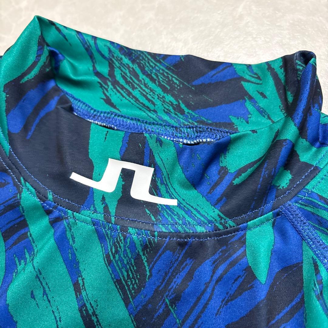 J.リンドバーグ★吸水速乾★軽量★UVプロテクトモックネック【メンズ サイズL】