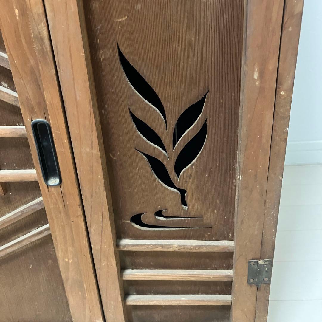 木製　水屋　茶箪笥　大正　昭和　レトロ