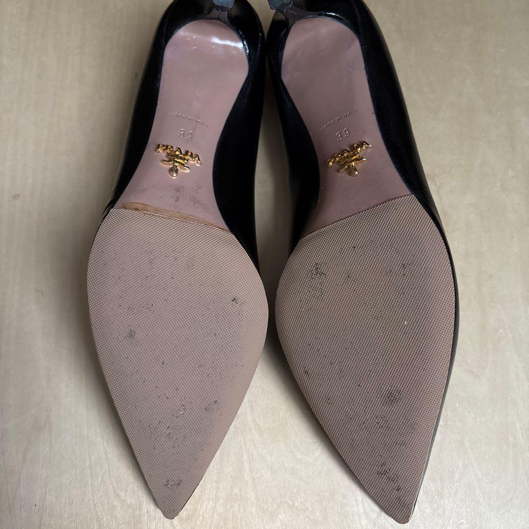 PRADA プラダ 黒 39パンプス