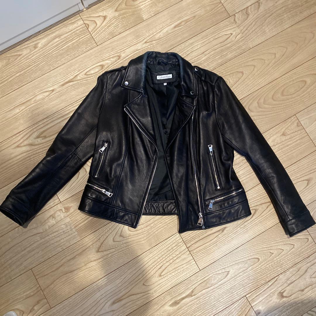 カルバン・クライン 本革ジャケット