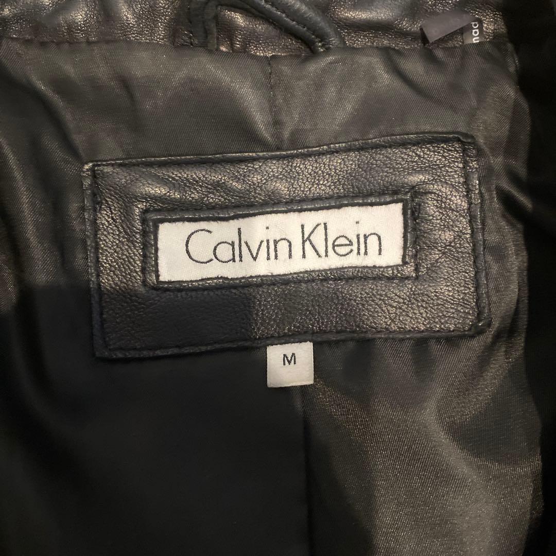 カルバン・クライン 本革ジャケット