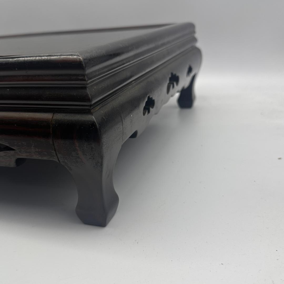 T　香炉花台　一式　床の間飾り　香道具　茶道具　紫檀　縞黒檀