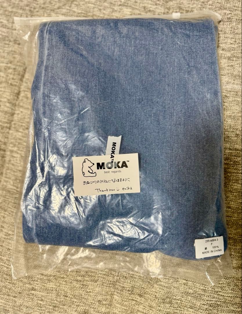 MOKA tag denim coveralls デニム オールインワン