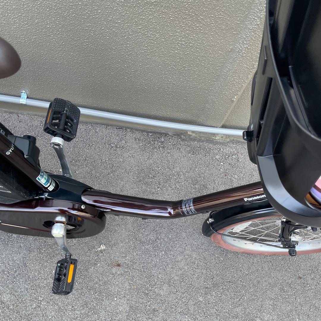 【引き取り限定】パナソニック電動アシスト自転車20インチ ブラウン