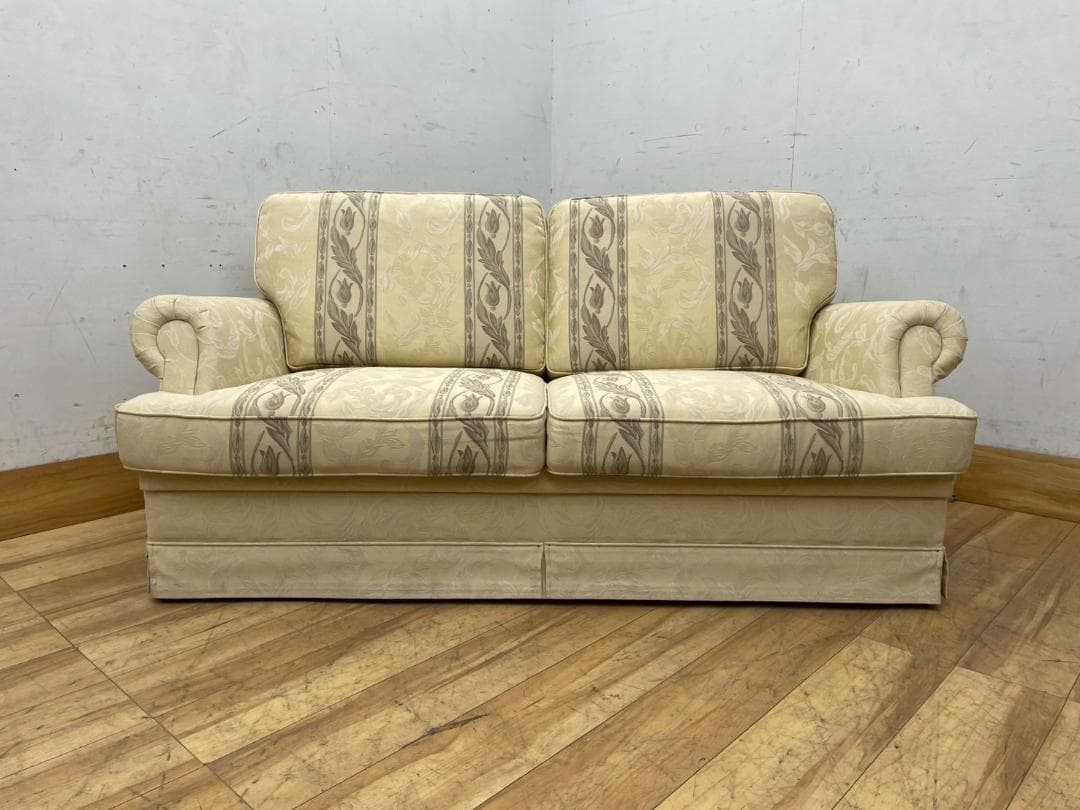 T7847☆美品☆マルニ☆maruni☆地中海☆モナコハイ☆2人掛けソファ