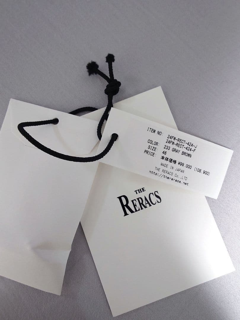 24AW THE RERACS 定番ルーズチェスターコート リラクス 美品