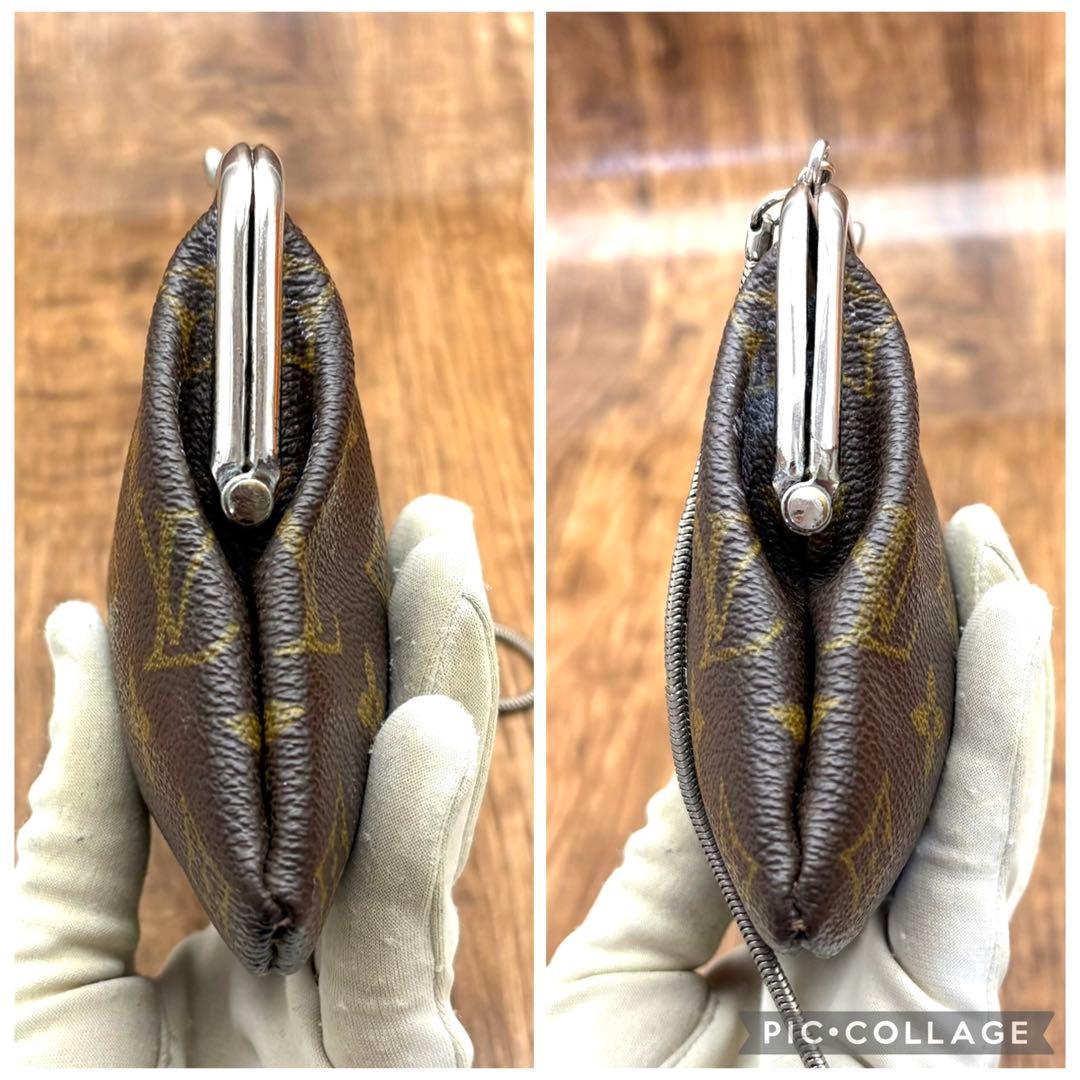 ⛄️極美品⛄️ルイヴィトン モノグラム がま口 ポーチ USAバケット付属品#9