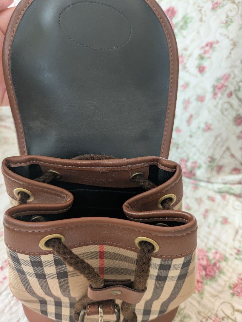 ヴィンテージ　希少　刻印　エンブレム　BURBERRY　キッズ　ベビー　リュック