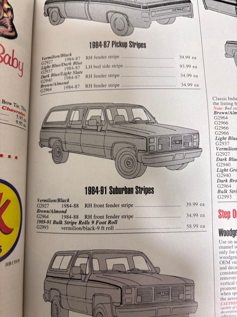 ★ シボレー & GMC トラック カタログ c10 3100 サバーバン k5