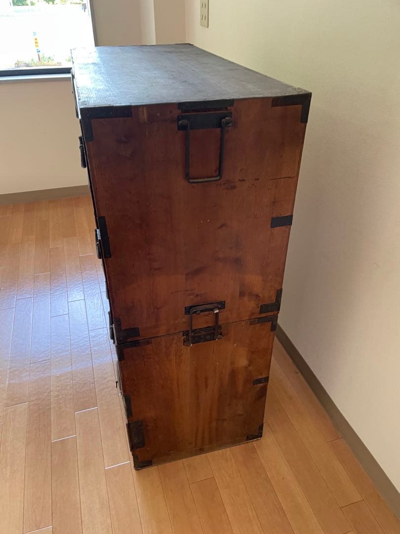 時代箪笥　アンティーク　和箪笥　丸金具　桐箪笥　古家具　骨董