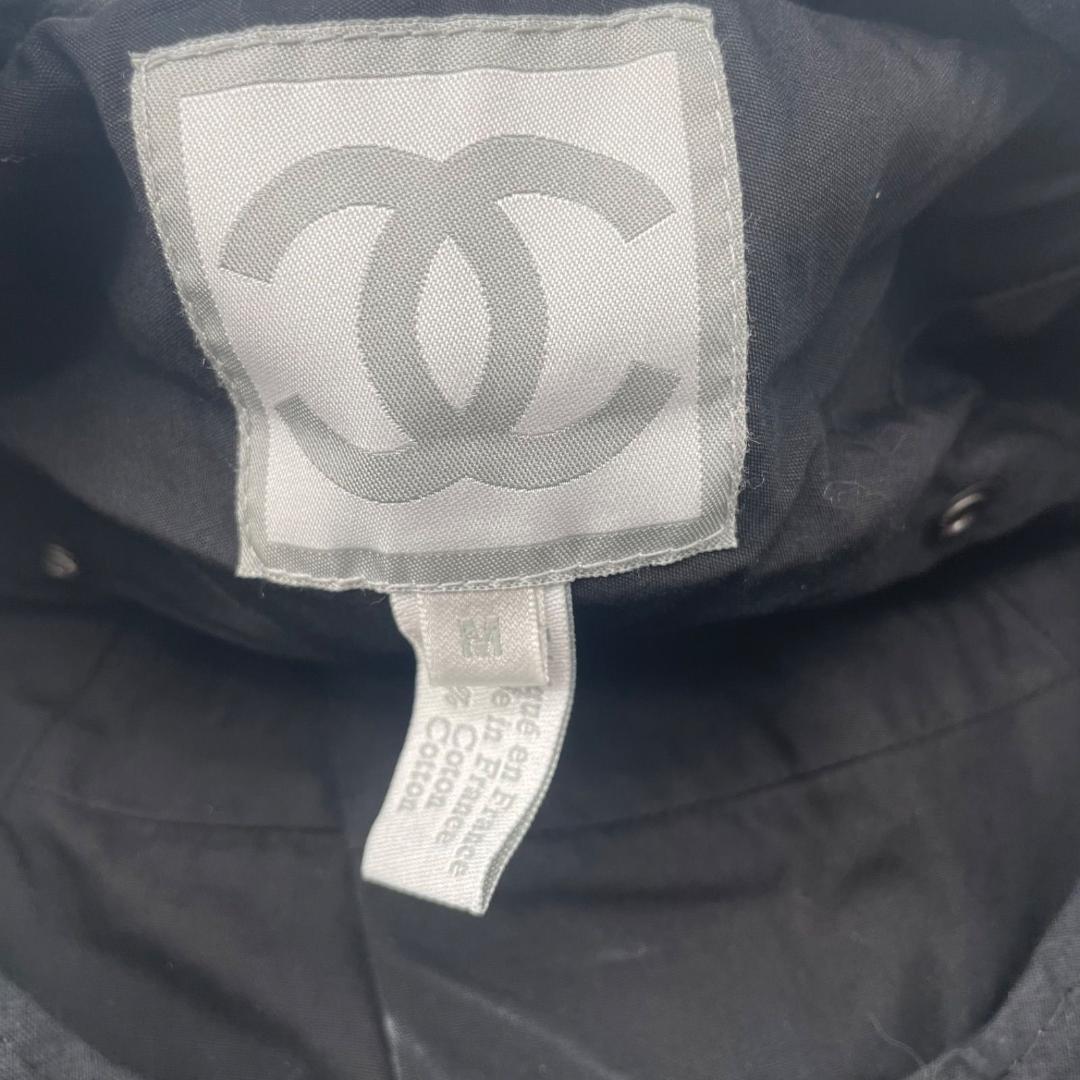 良品✨レア CHANEL ココマーク スポーツライン キャップ 帽子 コットン