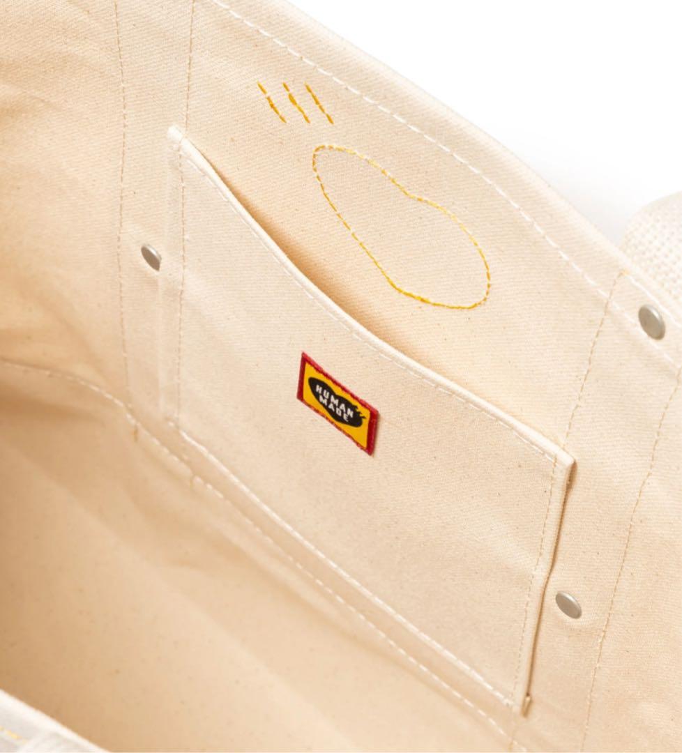 バッグ HUMAN MADE Canvas Tote Large \"White\"