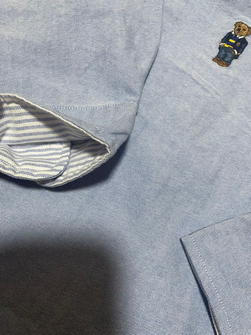 Ralph Lauren　ラルフローレン　ポロベア　ワイシャツ　刺繍　レア