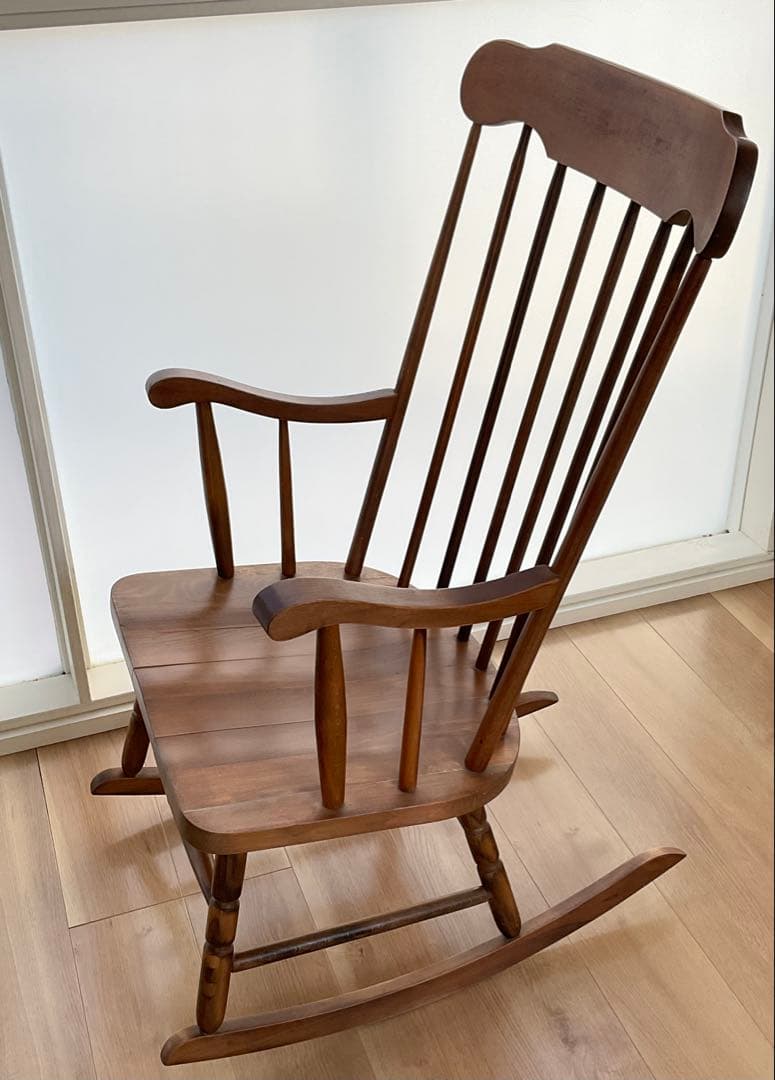 ロッキングチェア　アームチェア　揺り椅子　古家具　アンティーク家具